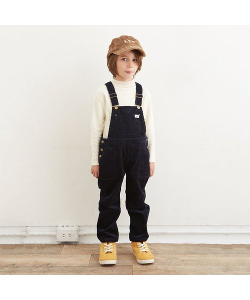 apres les cours（アプレレクール）の「LEE　ファーキャップ帽（キャップ・キッズ・ブラウン/オフホワイト・50/54/58）」の4枚目の写真