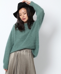 laboratory work | 【佐藤繊維】モヘヤシルクボトルネックプルオーバー【JAPAN MADE】(ニット/セーター)