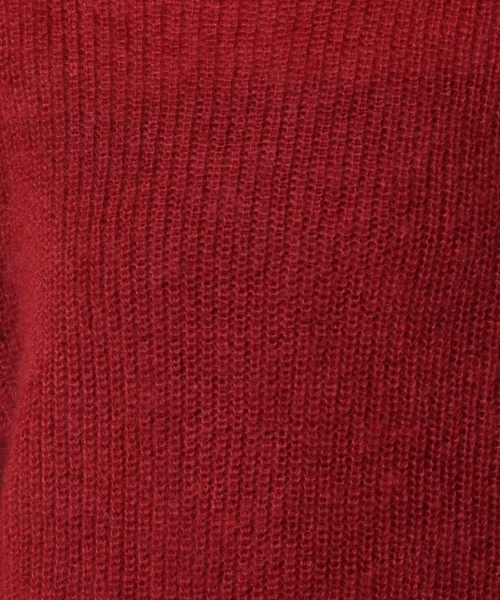 laboratory work(ラボラトリーワーク)の「【佐藤繊維】モヘヤシルクボトルネックプルオーバー【JAPAN MADE】(ニット/セーター・レディース・レッド/アイボリー/ミント/杢グレー・MEDIUM)」の16枚目の写真