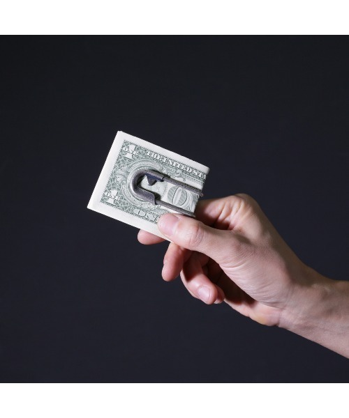 JAM HOME MADE(ジャムホームメイド)の「安全ピン マネークリップ ブランド オリジナル(札入れ/マネークリップ・メンズ・アンティークシルバー/シルバー/ゴールド/ブラック・ONE SIZE)」の9枚目の写真