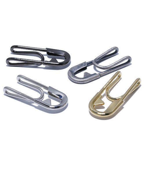 JAM HOME MADE(ジャムホームメイド)の「安全ピン マネークリップ ブランド オリジナル(札入れ/マネークリップ・メンズ・アンティークシルバー/シルバー/ゴールド/ブラック・ONE SIZE)」の8枚目の写真