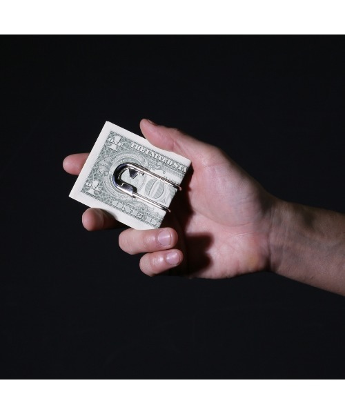 JAM HOME MADE(ジャムホームメイド)の「安全ピン マネークリップ ブランド オリジナル(札入れ/マネークリップ・メンズ・アンティークシルバー/シルバー/ゴールド/ブラック・ONE SIZE)」の12枚目の写真