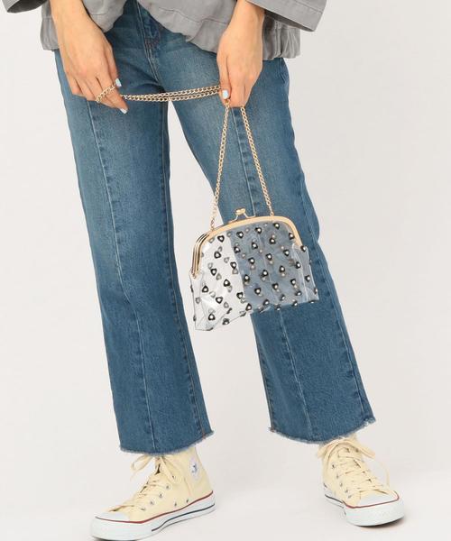 Another Edition(アナザーエディション)の「クリアハートガマグチBAG(ショルダーバッグ・レディース・ブラック/レッド・FREE)」の2枚目の写真