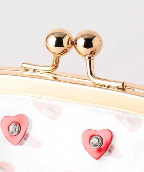 Another Edition(アナザーエディション)の「クリアハートガマグチBAG(ショルダーバッグ・レディース・ブラック/レッド・FREE)」の6枚目の写真