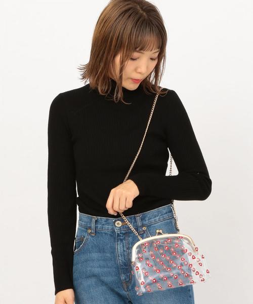 Another Edition(アナザーエディション)の「クリアハートガマグチBAG(ショルダーバッグ・レディース・ブラック/レッド・FREE)」の8枚目の写真