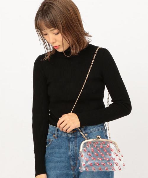 Another Edition(アナザーエディション)の「クリアハートガマグチBAG(ショルダーバッグ・レディース・ブラック/レッド・FREE)」の9枚目の写真