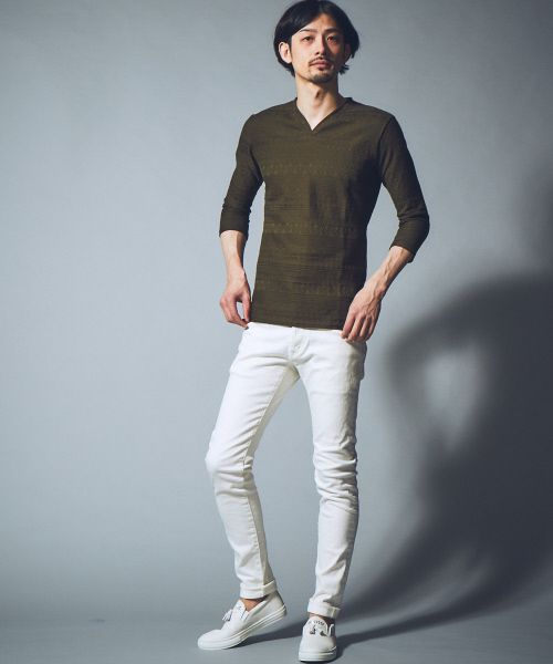 buddy(バディ)の「【5351×buddy別注】スムース×スタッズローファー(スニーカー・メンズ・ホワイト/ブラック・40/42/44/46)」の21枚目の写真