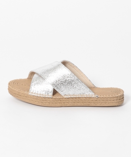 LOWRYS FARM（ローリーズファーム）の「アツゾコクロスサンダル　780298（サンダル・レディース・グリーン/パープル/シルバー・LARGE/MEDIUM）」の5枚目の写真