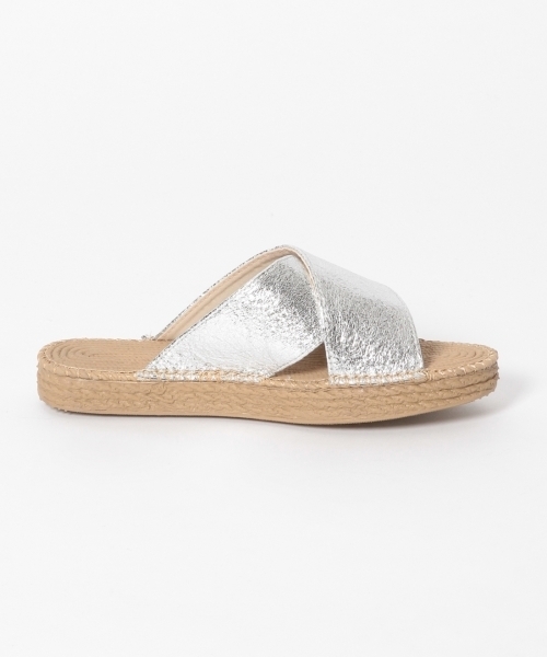 LOWRYS FARM（ローリーズファーム）の「アツゾコクロスサンダル　780298（サンダル・レディース・グリーン/パープル/シルバー・LARGE/MEDIUM）」の6枚目の写真