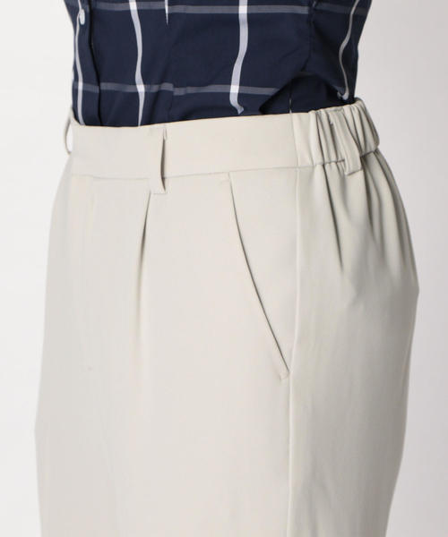 NARACAMICIE（ナラカミーチェ）の「【セットアップスーツ対応】ナチュラルストレッチパンツ（その他パンツ・レディース・ブラック/ライトベージュ・MEDIUM/SMALL/LARGE）」の11枚目の写真