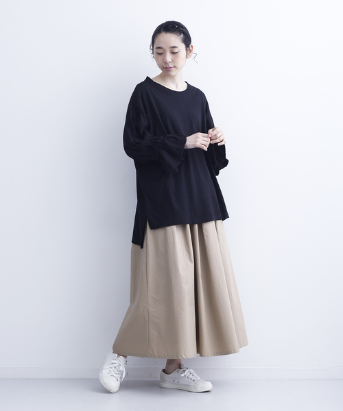 MERLOT（メルロー）の「キャンディスリーブカットソー6548（Tシャツ/カットソー・レディース・グレー/ピンク/ブラック/ホワイト・FREE）」の14枚目の写真