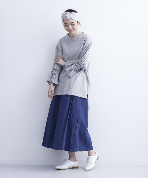 MERLOT（メルロー）の「キャンディスリーブカットソー6548（Tシャツ/カットソー・レディース・グレー/ピンク/ブラック/ホワイト・FREE）」の11枚目の写真