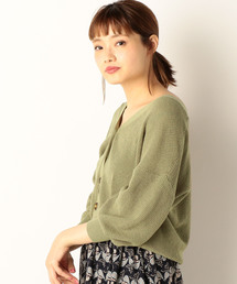 archives | ワッフル編みボリューム袖カーディガン(カーディガン/ボレロ)
