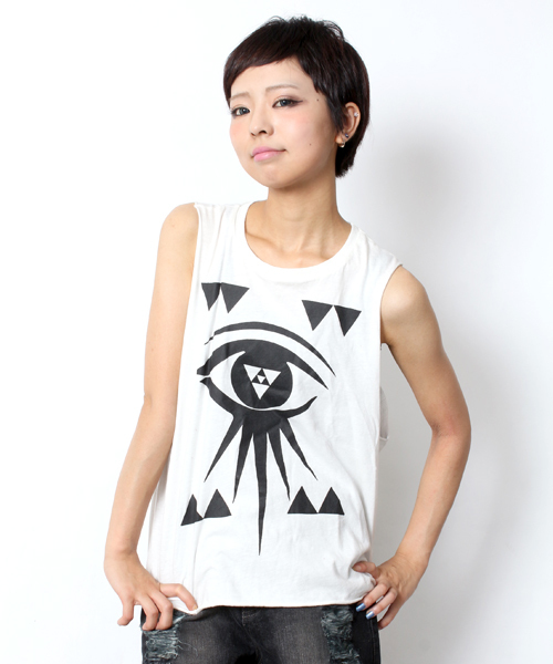 WEGO(ウィゴー)の「WEGO/eyeプリントタンクトップ(タンクトップ・レディース・その他1/その他2/その他3・FREE)」の16枚目の写真
