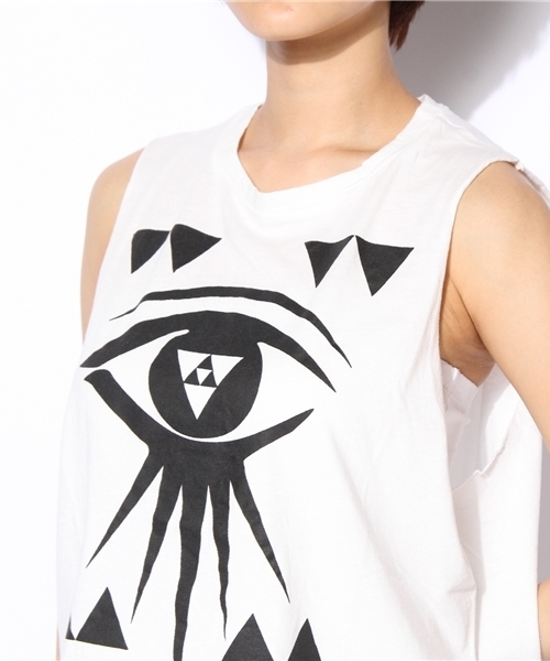 WEGO(ウィゴー)の「WEGO/eyeプリントタンクトップ(タンクトップ・レディース・その他1/その他2/その他3・FREE)」の7枚目の写真