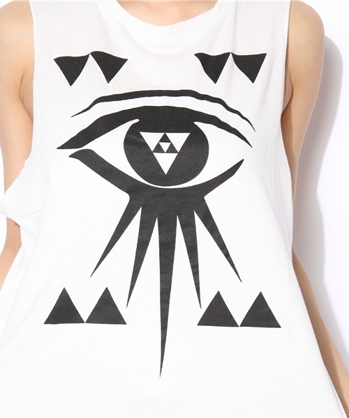 WEGO(ウィゴー)の「WEGO/eyeプリントタンクトップ(タンクトップ・レディース・その他1/その他2/その他3・FREE)」の8枚目の写真