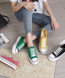 Shoes in Closet | 《S～4L※一部対象外》厚底ソール！！　レースアップ　キャンバススニーカー《約3.0cmソール》(スニーカー)