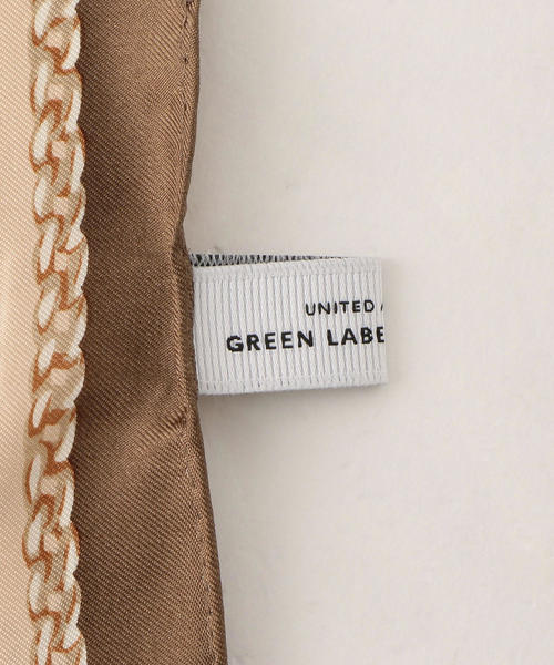 green label relaxing（グリーンレーベルリラクシング）の「KFC チェーンプリント スカーフ ◆（バンダナ/スカーフ・レディース・グレー/モカ・FREE）」の5枚目の写真