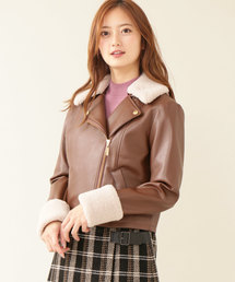 JILL by JILL STUART | ◆プレイフルレザーライダースブルゾン(ライダースジャケット)