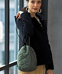 green label relaxing | SC キルティング 巾着バッグ(ショルダーバッグ)