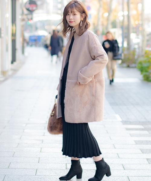 natural couture（ナチュラルクチュール）の「スウェード×ファー