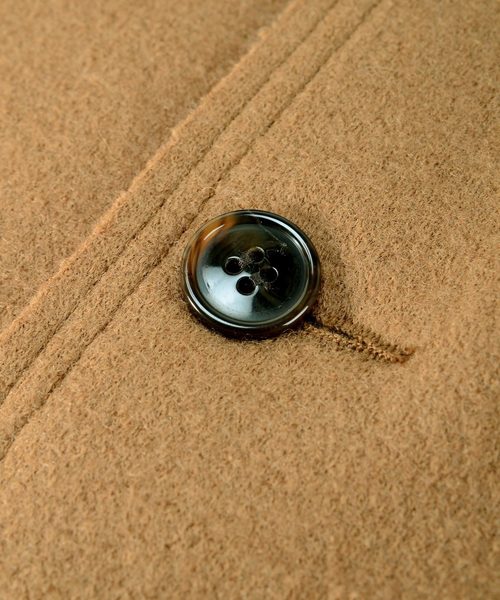 ZUCCa（ズッカ）の「ミルドジャージィー / コート（チェスターコート・レディース・ブラック/ライトブラウン/カーキ・M size/S size）」の5枚目の写真