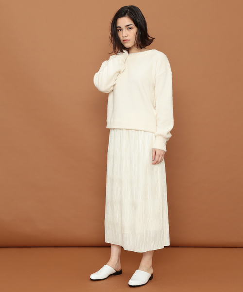 SALON adam et rope'(サロン アダム エ ロペ)の「シャギーボリューム袖プルオーバー(その他トップス・レディース・グレー/オフホワイト/ワイン・FREE)」の13枚目の写真