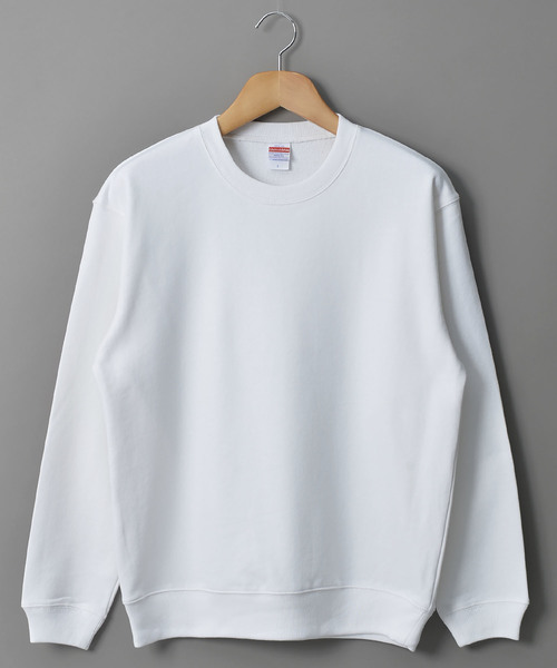 United Athle（ユナイテッドアスレ）の「＃United Athle/ユナイテッドアスレ　10ozクルーネックスウェット（スウェット・メンズ・グリーン/ブラック/パープル/ブラウン/ホワイト/ネイビー/レッド/オリーブ/ブルー/ワイン/グレー/チャコールグレー/ナチュラル・MEDIUM/LARGE/SMALL）」の2枚目の写真