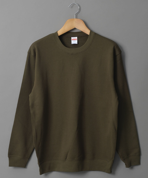 United Athle（ユナイテッドアスレ）の「＃United Athle/ユナイテッドアスレ　10ozクルーネックスウェット（スウェット・メンズ・グリーン/ブラック/パープル/ブラウン/ホワイト/ネイビー/レッド/オリーブ/ブルー/ワイン/グレー/チャコールグレー/ナチュラル・MEDIUM/LARGE/SMALL）」の8枚目の写真
