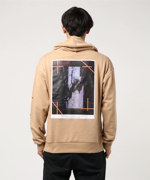 WEGO(ウィゴー)の「WEGO/転写シートプリントプルパーカー(パーカー・メンズ・ブラック/オレンジ/ベージュ/ホワイト・LARGE/MEDIUM)」の7枚目の写真