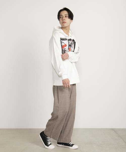 WEGO(ウィゴー)の「WEGO/転写シートプリントプルパーカー(パーカー・メンズ・ブラック/オレンジ/ベージュ/ホワイト・LARGE/MEDIUM)」の11枚目の写真