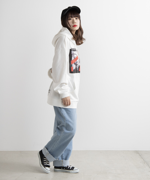 WEGO(ウィゴー)の「WEGO/転写シートプリントプルパーカー(パーカー・メンズ・ブラック/オレンジ/ベージュ/ホワイト・LARGE/MEDIUM)」の17枚目の写真