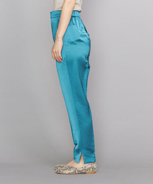 BEAUTY&YOUTH UNITED ARROWS(ビューティーアンドユースユナイテッドアローズ)の「BY サテンスリットテーパードパンツ ◆(その他パンツ・レディース・イエロー/ターコイズブルー・SMALL/MEDIUM)」の7枚目の写真