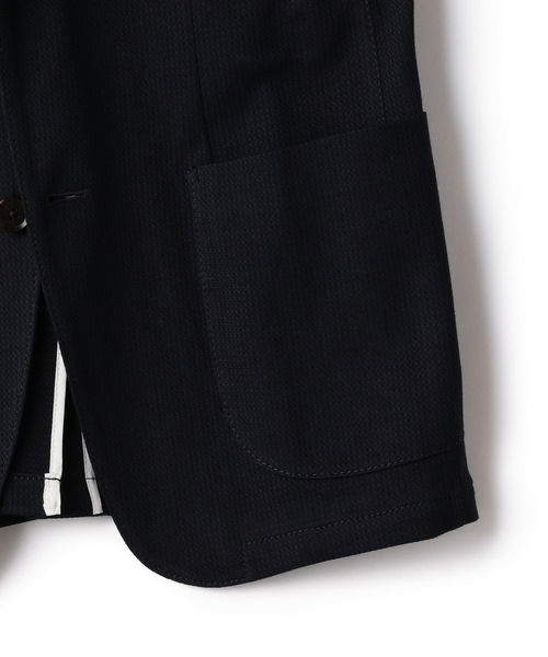 SHIPS JET BLUE（シップスジェットブルー）の「☆☆SHIPS JET BLUE: カラミ2Bジャケット NAVY（テーラードジャケット・メンズ・ネイビー・SMALL/MEDIUM/LARGE/X-SMALL）」の7枚目の写真