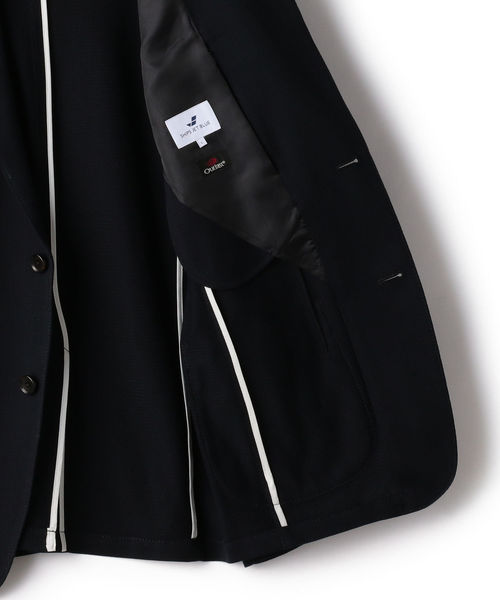 SHIPS JET BLUE（シップスジェットブルー）の「☆☆SHIPS JET BLUE: カラミ2Bジャケット NAVY（テーラードジャケット・メンズ・ネイビー・SMALL/MEDIUM/LARGE/X-SMALL）」の6枚目の写真