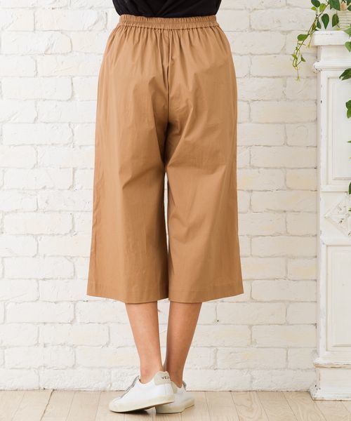sabstreet my standard(サブストリートマイスタンダード)の「コットンポプリンワイドパンツ【大きいサイズ対応】【9号(M)~19号(5L)】(その他パンツ・レディース・モカ/カーキ/ネイビー・15号/19号/9号)」の11枚目の写真