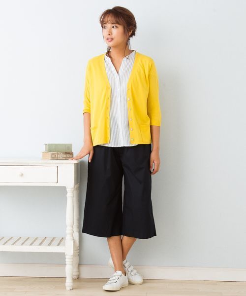 sabstreet my standard(サブストリートマイスタンダード)の「コットンポプリンワイドパンツ【大きいサイズ対応】【9号(M)~19号(5L)】(その他パンツ・レディース・モカ/カーキ/ネイビー・15号/19号/9号)」の7枚目の写真
