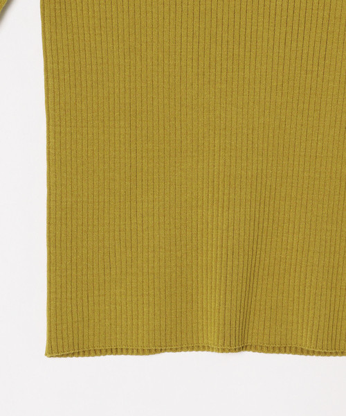 martinique(マルティニーク)の「L'AVENTURE martinique/リブハイネックニット(ニット/セーター・レディース・オリーブ/アイボリー・FREE)」の6枚目の写真