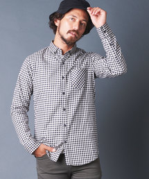 OXFORD GINGHAM CHK B.D SHIRTS L/S オックスフォードギンガムチェックボタンダウンシャツ