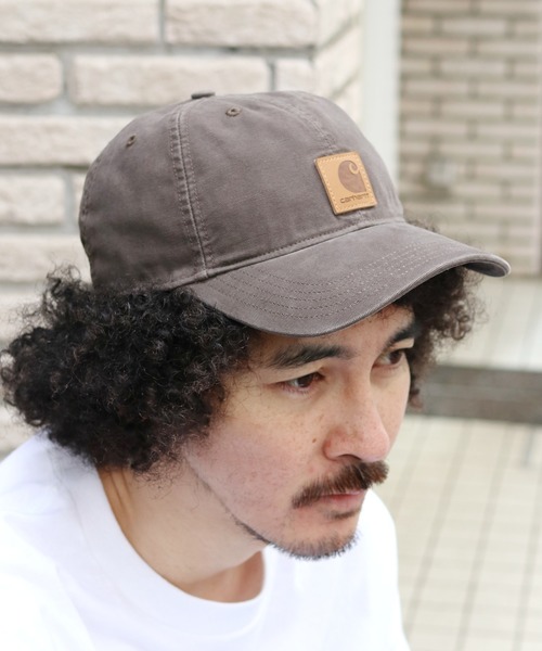 Carhartt（カーハート）の「Carhartt/カーハート Odessa Cap ウォッシュ加工 ベースボールキャップ 2026年春夏（キャップ・メンズ・ブラック/ダークブラウン/ブラウン/アーミー/グレー/ネイビー・ONE SIZE）」の4枚目の写真