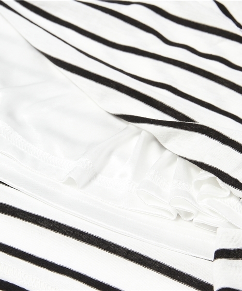 WEGO（ウィゴー）の「WEGO/ミディ丈カットスカート（スカート・レディース・オフホワイト/ホワイト系その他/ブラック/杢グレー/レッド・FREE）」の7枚目の写真