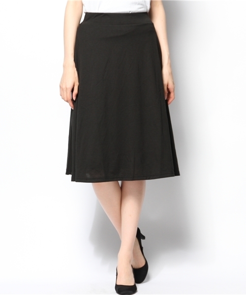 WEGO（ウィゴー）の「WEGO/ミディ丈カットスカート（スカート・レディース・オフホワイト/ホワイト系その他/ブラック/杢グレー/レッド・FREE）」の12枚目の写真