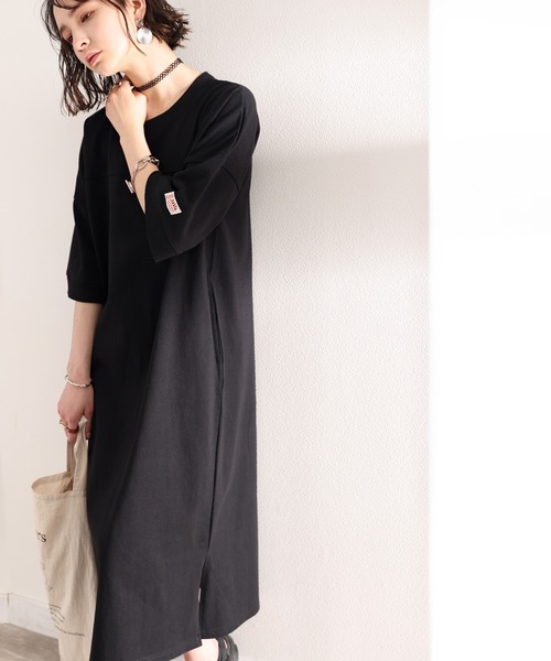 Java（ジャバ）の「《JaVa ジャバコラボ》綿100％、ゆるっと楽ちん。サイドスリットロングワンピース（ワンピース・レディース・チャコール/ブラウン/ベージュ/ホワイト/グリーン/モカ/ブラック/グレイッシュベージュ/ブルー・LARGE/X-LARGE/MEDIUM/XX-LARGE/SMALL）」の14枚目の写真