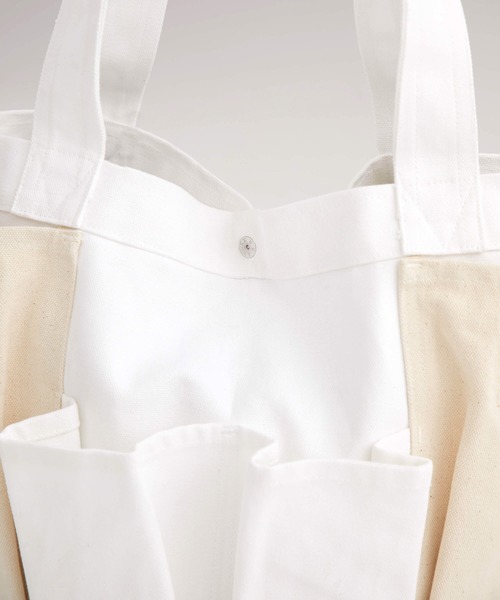 THEATRE PRODUCTS（シアタープロダクツ）の「【THEATRE PRODUCTS(シアタープロダクツ)】 ガーデントートバッグ CL171003（トートバッグ・レディース・ホワイト/アイボリー・FREE）」の6枚目の写真