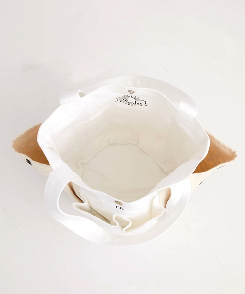 THEATRE PRODUCTS（シアタープロダクツ）の「【THEATRE PRODUCTS(シアタープロダクツ)】 ガーデントートバッグ CL171003（トートバッグ・レディース・ホワイト/アイボリー・FREE）」の3枚目の写真