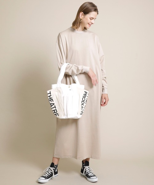 THEATRE PRODUCTS（シアタープロダクツ）の「【THEATRE PRODUCTS(シアタープロダクツ)】 ガーデントートバッグ CL171003（トートバッグ・レディース・ホワイト/アイボリー・FREE）」の11枚目の写真