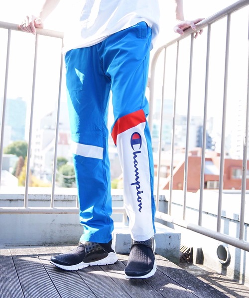 セール Champion チャンピオン 切替防風パンツ ｃ３ ｒｓｄ１０ ストレッチ 撥水 防風機能 ブランドロゴ プリント その他パンツ Champion チャンピオン のファッション通販 Zozotown