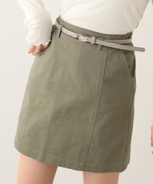 one after another NICE CLAUP | ベルト付き台形スカート(スカート)
