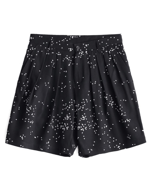 SHAREEF（シャリーフ）の「DOT PATTERN SHORT PANTS（その他パンツ・メンズ・ホワイト/ブラック/ネイビー・1/3/2）」の4枚目の写真
