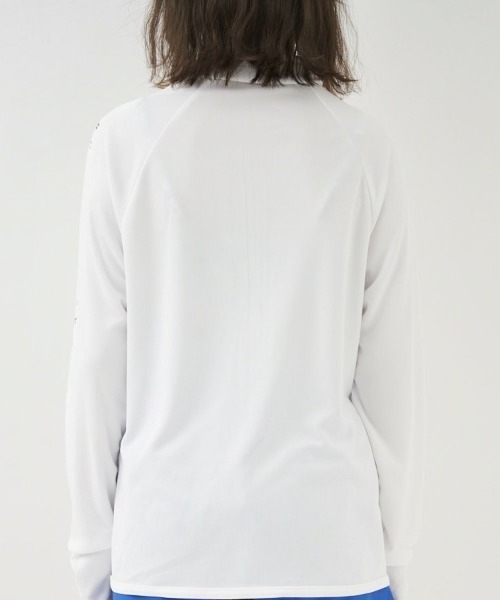 RUSTY(ラスティ)の「RUSTY/ラスティー キッズUVケアフロントジップラッシュガード UPF50+/接触冷感 969470(ラッシュガード・キッズ・ホワイト/ブラック/ピンク/イエロー/ミント・110cm/100cm/130cm/120cm/140cm/150cm)」の9枚目の写真